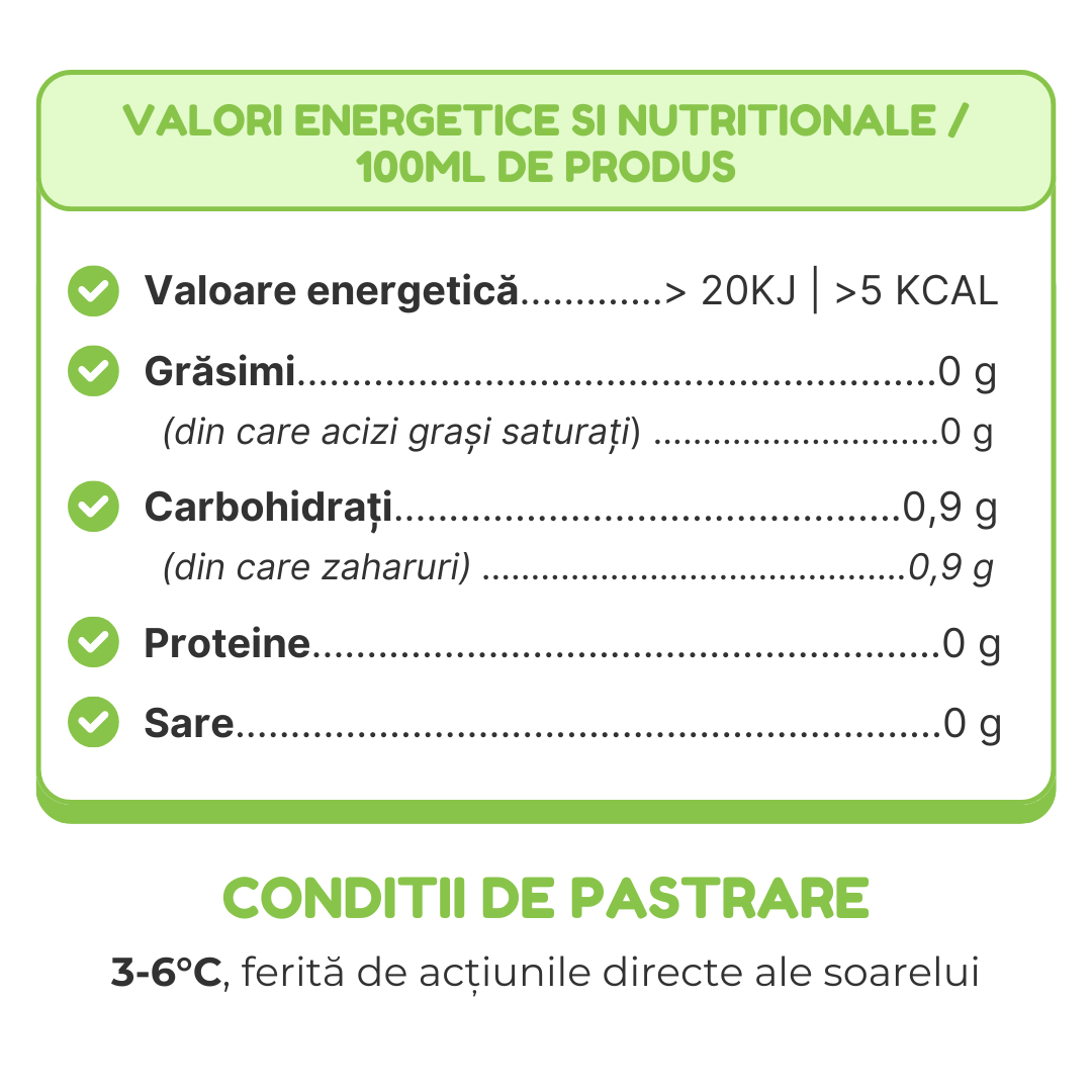 Apa tonica fara zahar pe baza de Kombucha, cu pelin, ceai verde, ceai negru si miere, pentru digestie, 330 ml, Furori