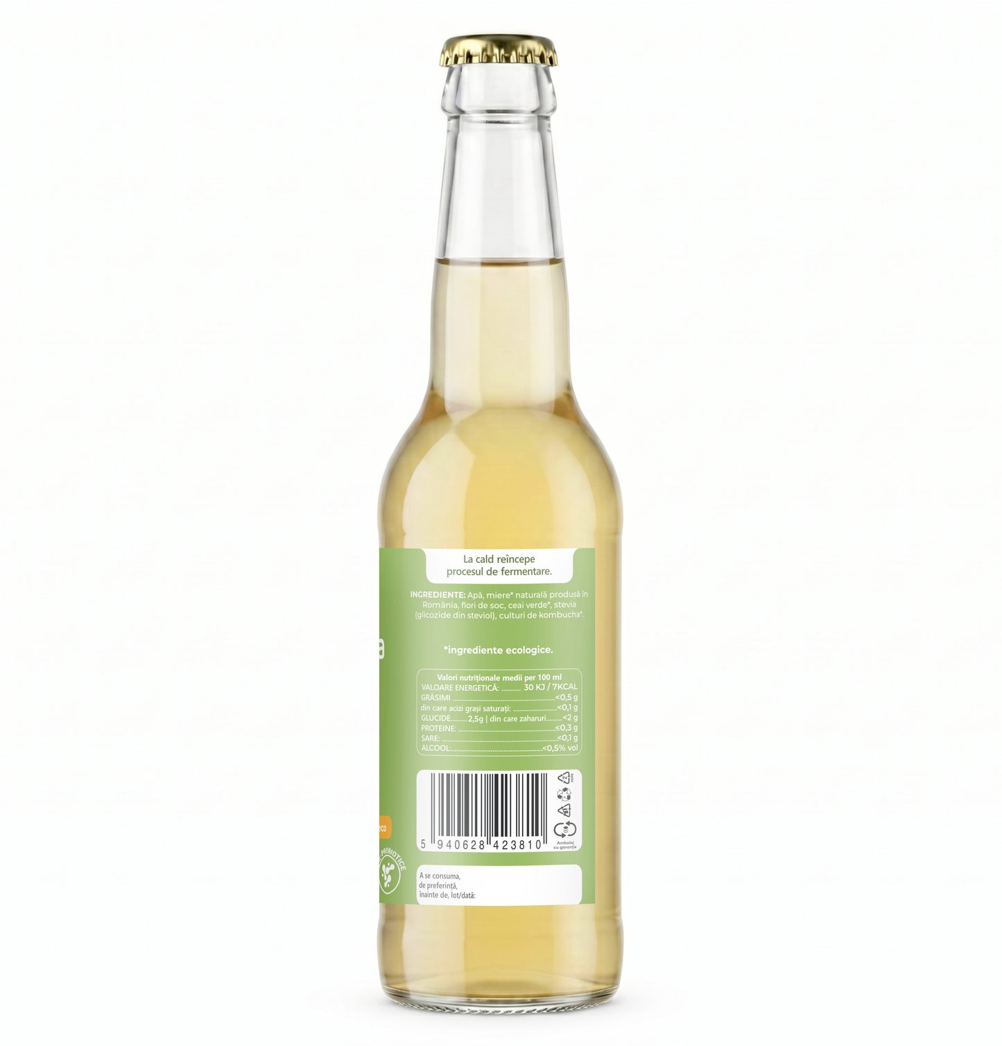 iKombucha cu flori de soc– 330 ml