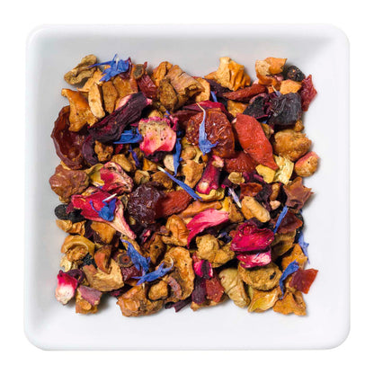 Ceai de fructe aromate si plante uscate pentru infuzie, cu merisoare, goji, acai si rodie, 70g, Pure Therapy