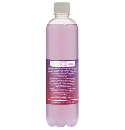 Bautura racoritoare Kombucha fara zahar, cu aroma naturala de coacaze, miere, 500 ml, Furori