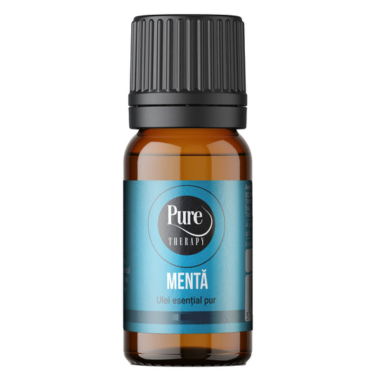 Ulei esențial natural de Mentă Pure Therapy, uz extern, pentru dureri de cap și revigorare, 10 ml