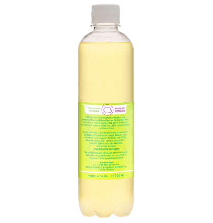 Bautura racoritoare acidulata pe baza de Kombucha, cu aroma naturala de SOC si miere, 500 ml, Furori