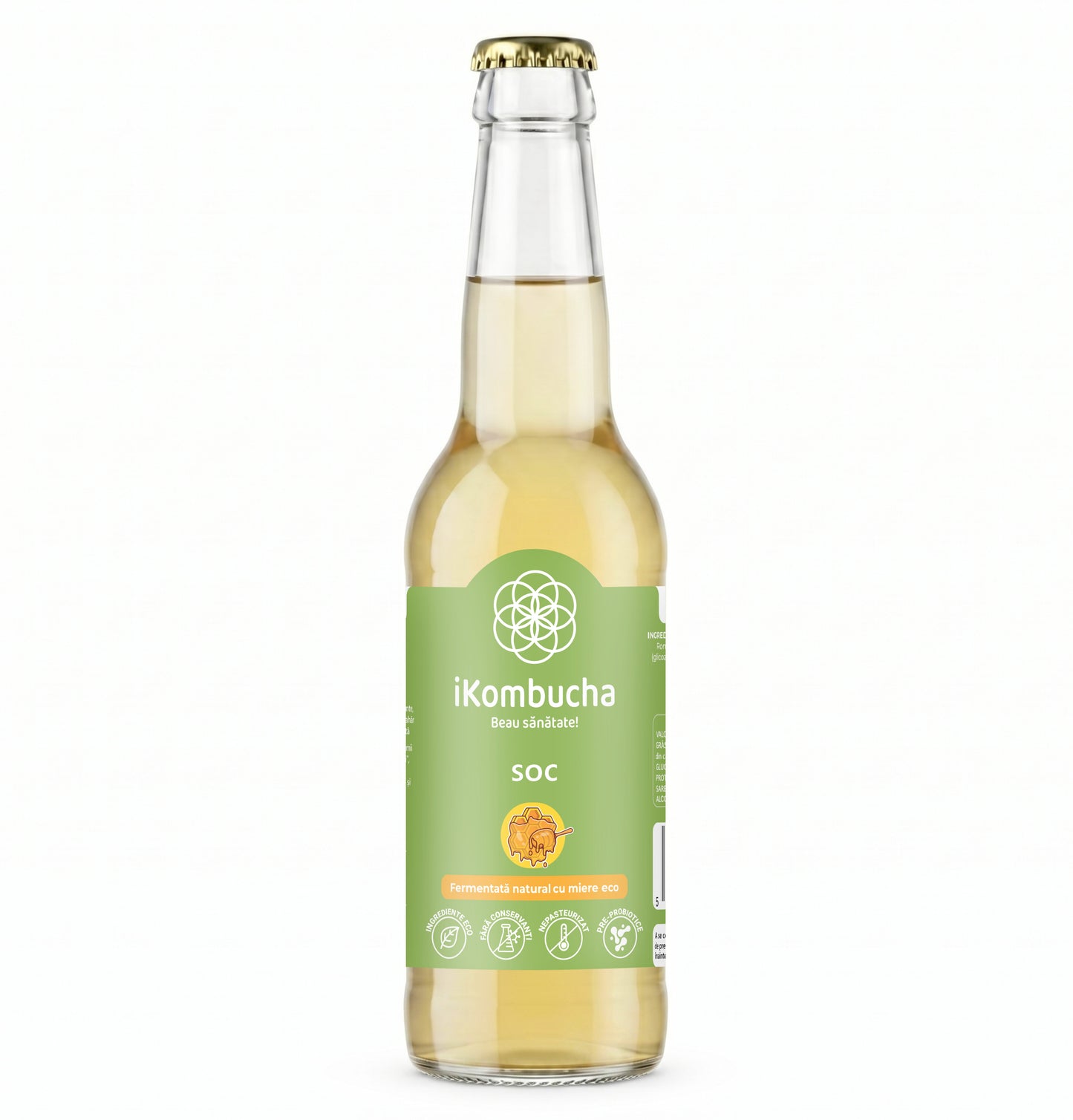 iKombucha cu flori de soc– 330 ml