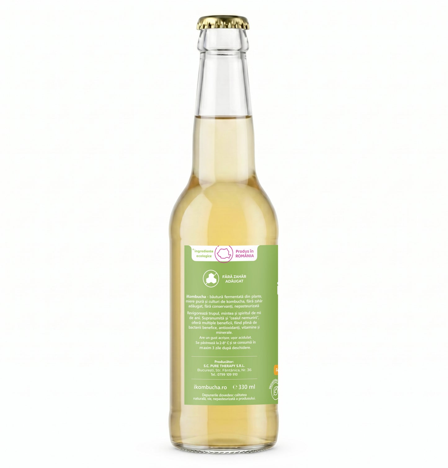 iKombucha cu flori de soc– 330 ml
