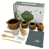 Kit Premium pentru Preparare Matcha – Set 10 Piese din Ceramică, Inox și Bambus