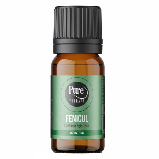 Ulei esențial natural de Fenicul organic Pure Therapy, uz intern, pentru digestie și balonare, 10 ml